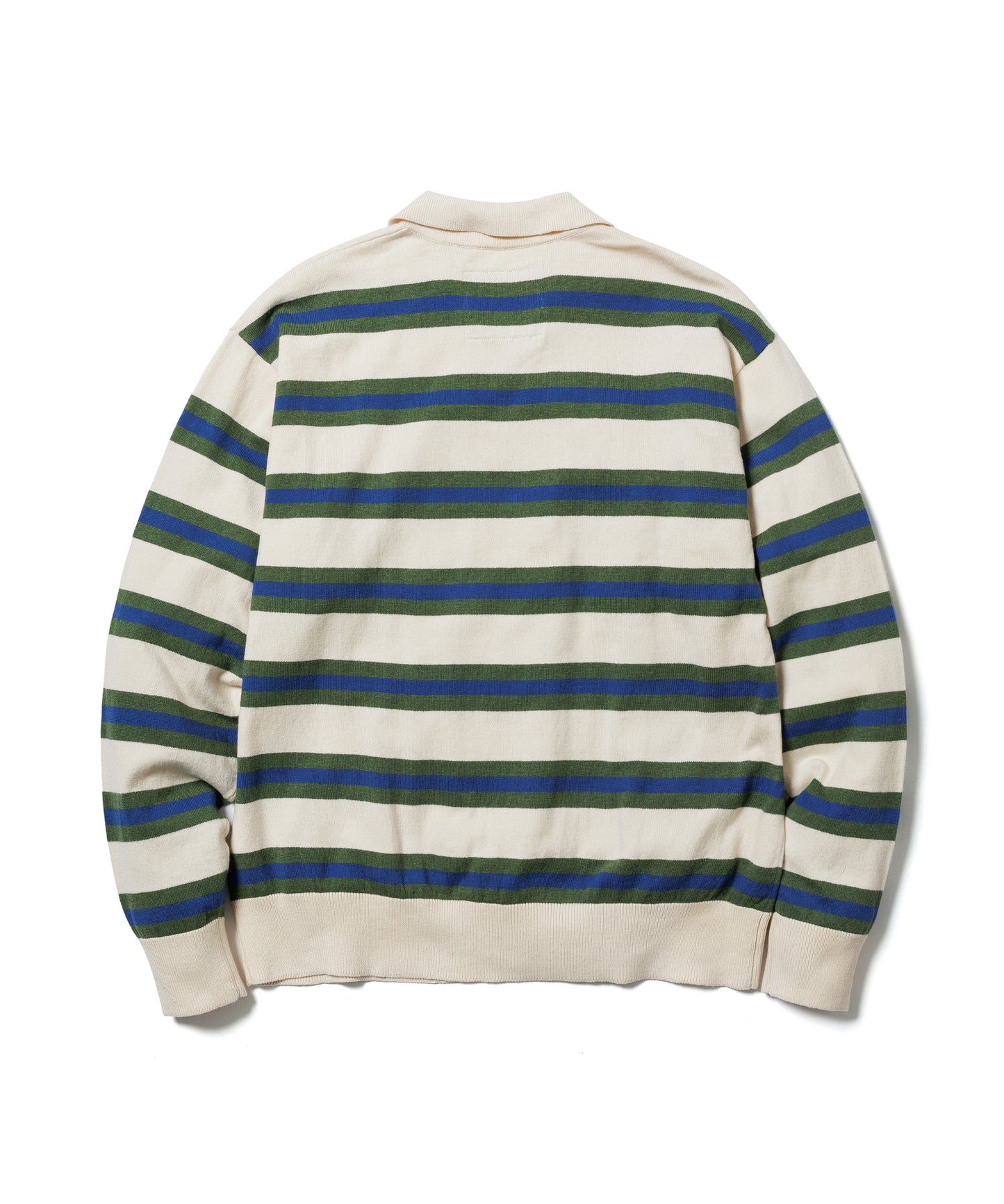 BORDER POLO KNIT