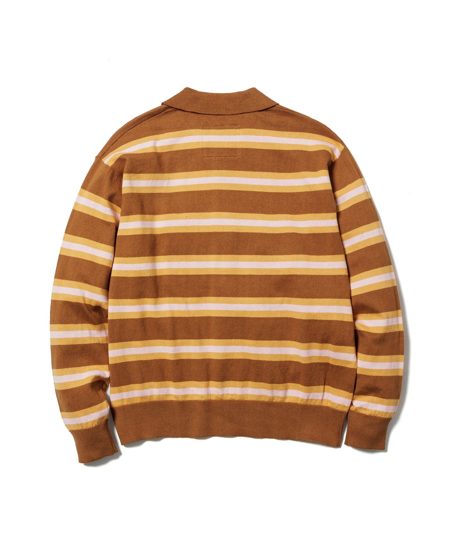 BORDER POLO KNIT