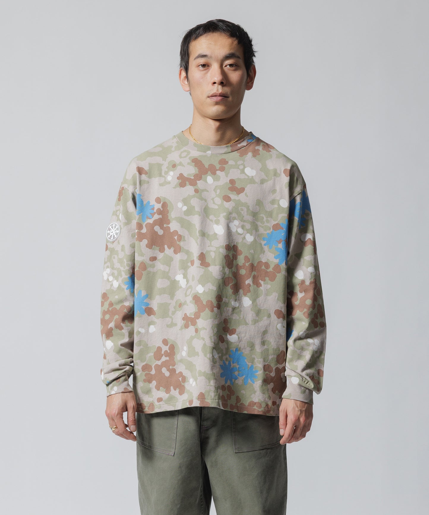 CAMO L/S T-SHIRT