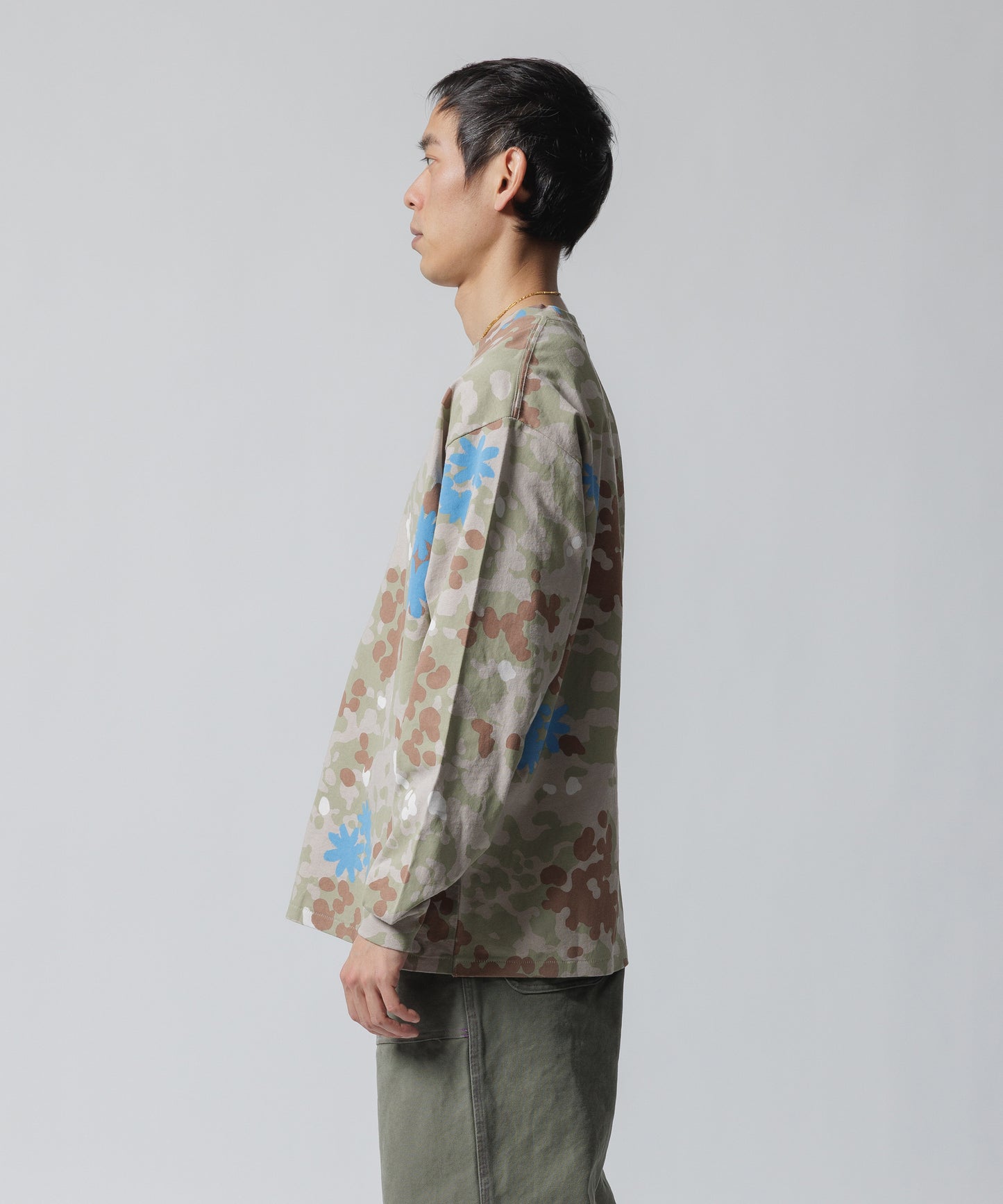 CAMO L/S T-SHIRT